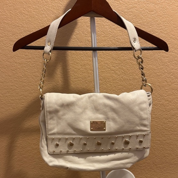 Michael Kors Handbags - Michael Kors Vintage Leather Handbag Cream